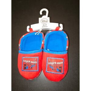 Spiderman slippers nwt 7/8